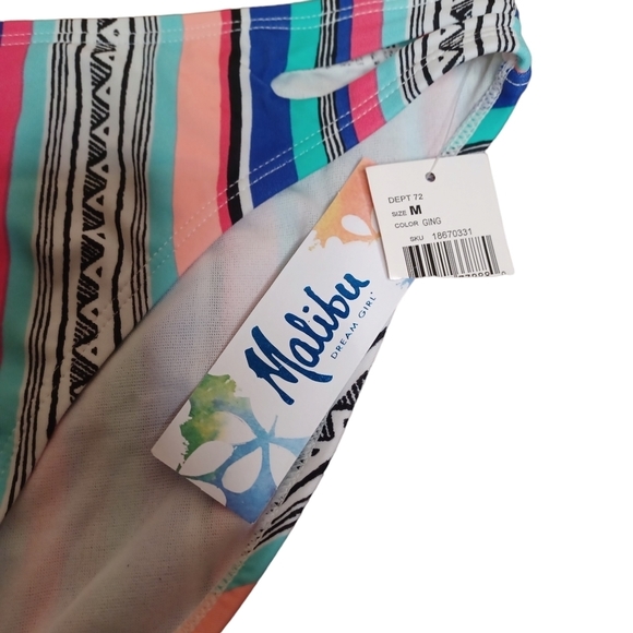 Malibu Swim Suit Bikini Bottom NEW WITH TAGS Size Medium - Picture 2 of 5